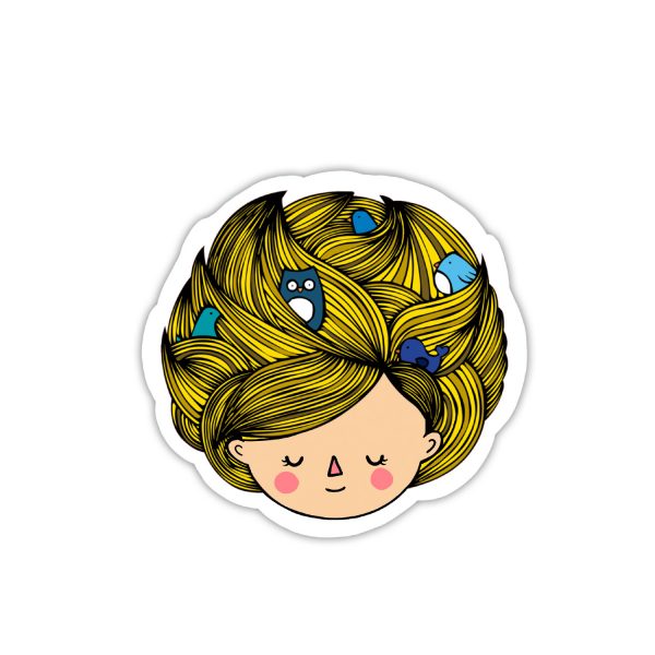 Sticker de vinil Pajaritos