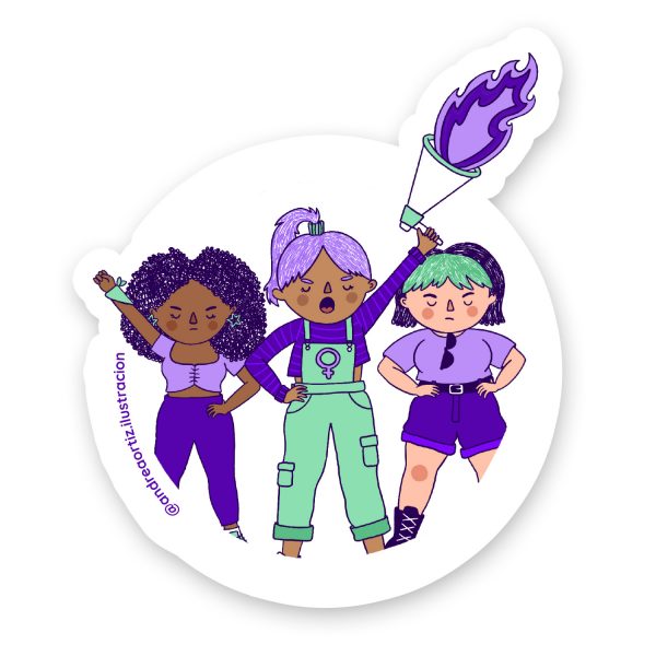 Sticker de vinil Grito